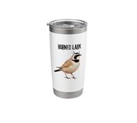 Horned Lark Bird Stainless Steel Insulated Tumbler