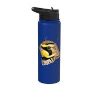 Horned Lark Design Stainless Steel Insulated Water Bottle