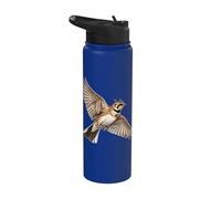 Horned Lark Stainless Steel Insulated Water Bottle