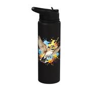 Horned Lark Stainless Steel Insulated Water Bottle