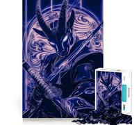 Horned Warrior with Katana Animal 1000 Piece Jigsaws for Teenagers Sharp Logic Sharp Edge Family Activity (50x75cm)