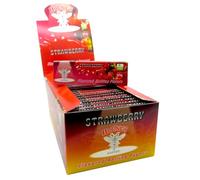 Hornet Flavoured Paper 50 Booklets Regular Size Cigarette Rolling Paper Full Box(1600 Leaves), king Size Rolling Paper (Strawberry)