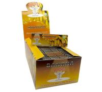 Hornet Flavoured Rolling Paper Full Box - 50 Booklets, 1600 Leaves, Regular Size & King Size Cigarette Rolling Papers, Slow Burn, Ultra-Thin Smoking Paper (Banana)