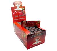 Hornet Flavoured Rolling Paper Full Box - 50 Booklets, 1600 Leaves, Regular Size & King Size Cigarette Rolling Papers, Slow Burn, Ultra-Thin Smoking Paper (Very Cherry)