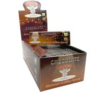 Hornet Flavoured Rolling Paper Full Box - 50 Booklets, 1600 Leaves, Regular Size & King Size Cigarette Rolling Papers, Slow Burn, Ultra-Thin Smoking Paper (Choclate)