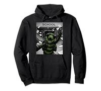 Hornet Last Day Of School Summer Break Funny Green Selfie Pullover Hoodie