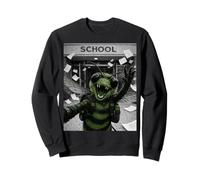Hornet Last Day Of School Summer Break Funny Green Selfie Sweatshirt