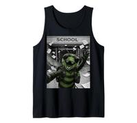 Hornet Last Day of School Summer Break Funny Green Selfie Tank Top