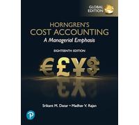 Horngren's Cost Accounting, Global Edition