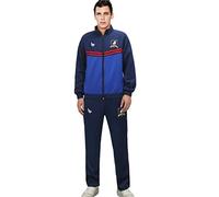 HORNIGHT Football Jacket Pants Suit Blue Soccer Track Lightweight Sports Tracksuit Training Sportswear Set Adult Size, Black Blue, X-Large