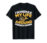 Hornist Instrument - Brass Marching Band French Horn T-Shirt