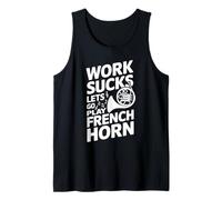 Hornist Instrument Brass Marching Band - French Horn Tank Top