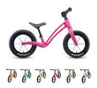 Hornit AIRO 12 in Balance Bike, 2.95 kg, Flamingo Pink, for Ages 1.5-5 | Magnesium-alloy frame, pneumatic tyres, sealed bearings and integrated footrests suit riders aged 1.5-5.