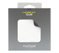 Hornit CLUG Bike Wall Protector Mud Pad, Large, White, Washable Backing | Washable micro-suction backing protects painted walls from tyre marks and removes without sticky residue.