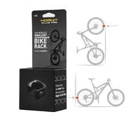 Hornit CLUG PRO | Wall Mounted Bike Rack | mtb | Secured by FIDLOCK Strap | Easy To Install, Graphite | Black