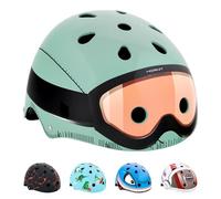 Hornit Mini Lids Kids bike Multi-Sport Helmet with rear LED light | CPSC Certified for Bike, Skateboard, and Skating | Fully adjustable for comfort and safety (Small, Military)
