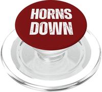 Horns Down Football Rivalry Red PopSockets PopGrip for MagSafe