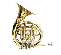 Horns F Key Three-button Mini Pocket French Horn Hunting Horn Wind Instrument