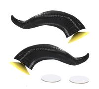 Horns For Helmets - Set Of 2 Decorative Helmet Accessories, Motorcycle Ski Snowboard Helmett Enhancer, Devil Horn Attachments, Easy Mount Mini Horns, Custom Ride Styling | for Cycling Scooter