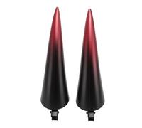 Horns Hair Clips Lightweight Safe Comfortable Adjustable Devil Horns Hairpin for Halloween Party Cosplay Makeup Theme ABS Metal Material 10.9 x 2.6cm 2 Pack (Red)
