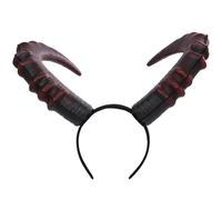 Horns Headband Gothic Demon Horn Realistic Devil Horns Headband Comfortable Cosplay Accessory for Halloween, Costume Parties, Cosplay