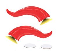 Horns Helmets Double-Sided Handy To Install Adhesive Helmet Decor