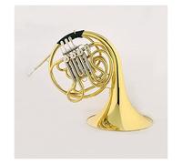 Horns Single-row Four-key French Horn In B Flat Is Suitable For Beginners' Grade Examination School Band Wind Instrument