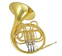 Horns The Lacquered Golden Horn In F Tone Is Suitable For Beginners To Test The Performance Wind Instrument