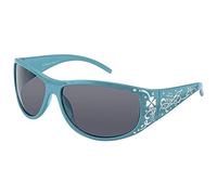 Hornz Polarised Women's Sunglasses - HZ Series Chic Designer Sunglasses (Tranquil Turquoise, Dark Smoke)
