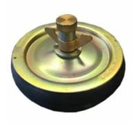 Horobin 4" 110mm Steel Drain Test Plug with Brass Cap