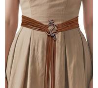 Horolam Viking Troll Rope Belt, Medieval Norse Witch Rope Belt for Women Shaman Pagan for Cosplay Dress Up