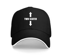 HOROMKE Two-Seater Funny Baseball Cap Size is: One Size Black