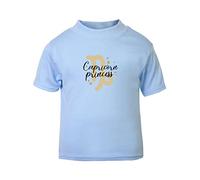 Horoscope - Capricorn - Zodiac Star Sign Birthday (Princess Stars Style) Short Sleeve Cotton Toddler t Shirt, 3-4 Years, Pastel Blue