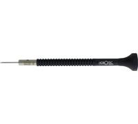 Horotec MSA01.020 Watchmaker's Screwdriver Made of Eloxed Aluminium, Ergonomic POM Head and Interchangeable Stainless Steel Bit, 1 mm