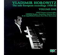 Horowitz, Vladimir - Volume. 1-European Recordings