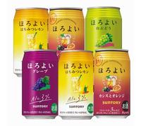 Horoyoi Cocktail Variety of Flavours 350ml 3% alc./vol | Shochu & Vodka Ready To Drink Cans | Chuhi Japanese Premium Alcoholic Drink | Bundle Packs (Pack of 6, Assorted Flavour)