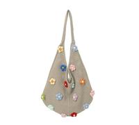 HORREX Straw Women's Beach Bag, Lntrecciata Pochette Sea, Vintage Straw Bag, Women's Holiday, Elegant Ceremony Ochette for Beach, Summer Evenings, Travel, Daily Life, dark khaki