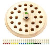 HORREX Wooden Memory Chess Game - Educational Montessori Memory Game; Educational Chess Set & Colour Play; Promotes Cognitive Development, Improves Memory and Color Perception.