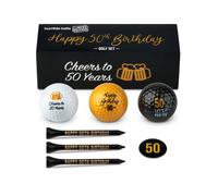 HORRIBLE BALLS Golf Birthday Gift Sets - 40th 50th 60th 70th - Perfect Novelty Golfing Present For Him or Her (50th Birthday)