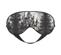 Horrible Fairy Tale Castle01 Eye Mask for Sleeping, Sleep Mask Blocks Light Perfect for Women and Men, Soft and Comfortable Blindfold for Travel
