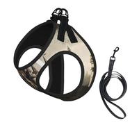 Horrible Fairy Tale Castle02 Print Dog Harness Adjustable Walk Puppy Harnesses Leash Clips Pet Harnesses Training Pet Vest