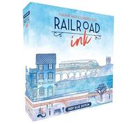Horrible Guild Railroad Ink: Deep Blue Edition Board Game for 1-6 Players, 30-45 Minute Playing Time, Ages 8 and Up