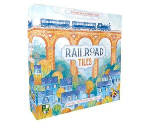 Horrible Guild Railroad Tiles - Strategic Tile Game with Railway Route Planning - Innovative Board Game for the Family - German - 1-4 Players - From 8 Years
