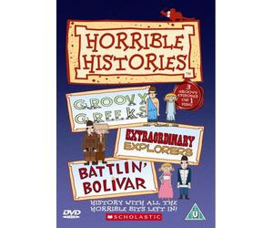 Horrible Histories - Groovy Greeks / Extraordinary Explorers / Battlin' Bolivar
