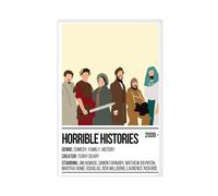 Horrible Histories Poster TV Show Canvas Poster Bedroom Decor Sports Landscape Office Room Decor Gift Unframe-style 12x18inch(30x45cm)