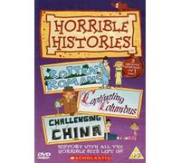 Horrible Histories - Rotten Romans, Captivating Columbus & Challenging China (Three Groovy Episodes) [DVD]