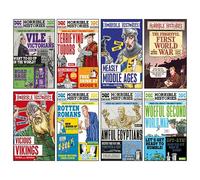 Horrible Histories Savage Collection 8 Books Set By Terry Deary