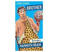 Horrible Histories Stone Age Man Brother Birthday Card,Multi Colour,HH002