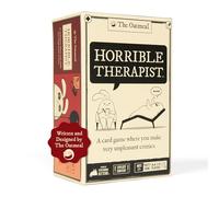Horrible Therapist: Base Edition by Exploding Kittens - 3-8 Players - Ages 17+ - 15 Minutes to Play - Comic Building Game - Card Game, Ideal for Family Night Fun, Teens and Adult