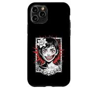 Horror Anime Goth Girl Creepy Japanese Y2K Horror Manga Case for iPhone 11 Pro